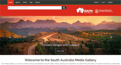 Desktop Screenshot of media.southaustralia.com