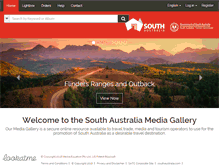 Tablet Screenshot of media.southaustralia.com